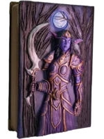 دفتر فانتزی با جلد سه بعدی طرح Night Elf